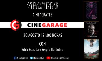 Cinedebate Macabro Cinegarage. Con Erick Estrada y Sergio Huidobro.