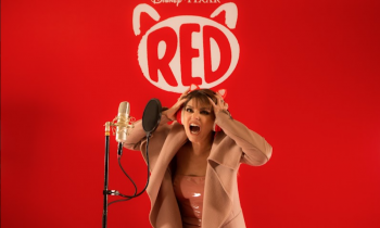 El doblaje de Red. Con Itatí Cantoral.