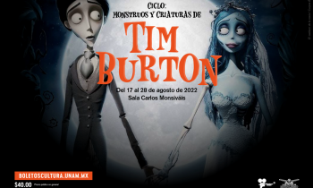 Monstruos y criaturas de Tim Burton en el CCU. Programación.